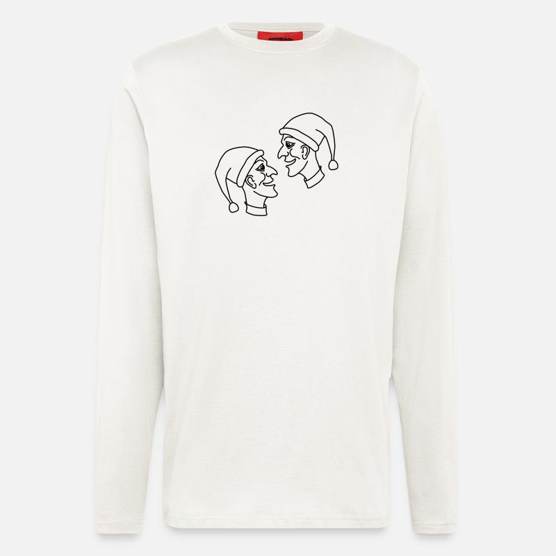 kasperle puppe märchen - Langarmshirt - made by SPREAD  - OFF WHITE
