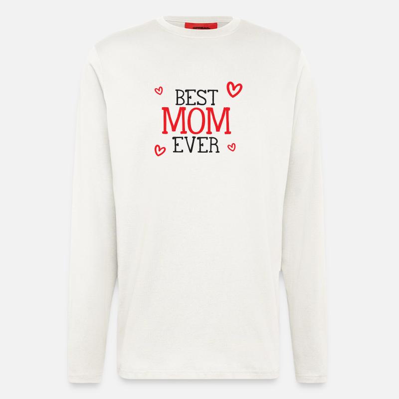 Best Mom Ever - Langarmshirt - made by SPREAD  - OFF WHITE