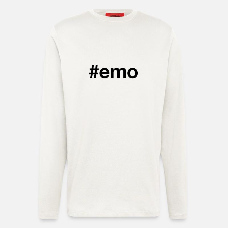 EMO Hashtag emotional - Longsleeve - made by SPREAD  - OFF WHITE