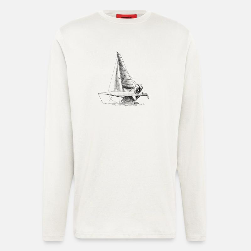 katamaran - Langarmshirt - made by SPREAD  - OFF WHITE
