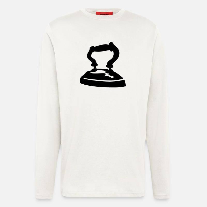 schneider handwerker buegeleisen - Langarmshirt - made by SPREAD  - OFF WHITE