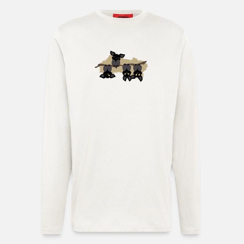 Fledermaus andersrum - Langarmshirt - made by SPREAD  - OFF WHITE