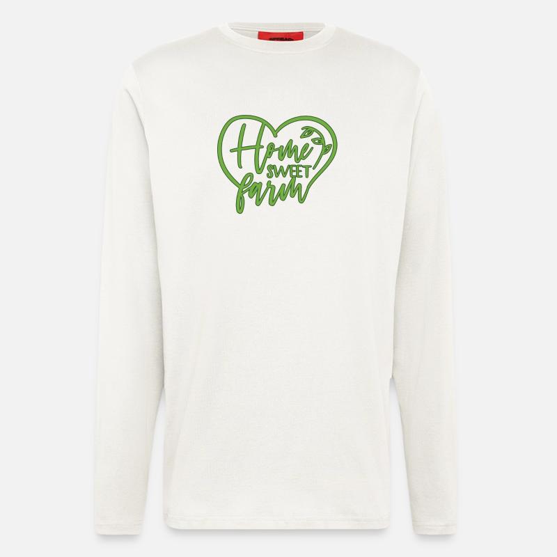 Bauernhof - Langarmshirt - made by SPREAD  - OFF WHITE