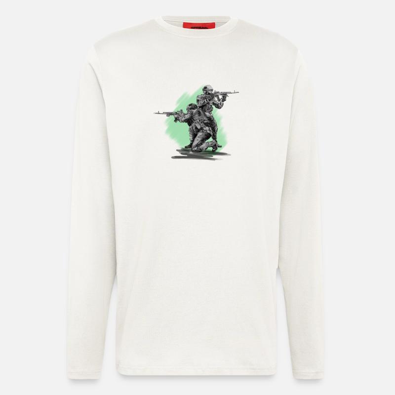 Special Forces - Langarmshirt - made by SPREAD  - OFF WHITE