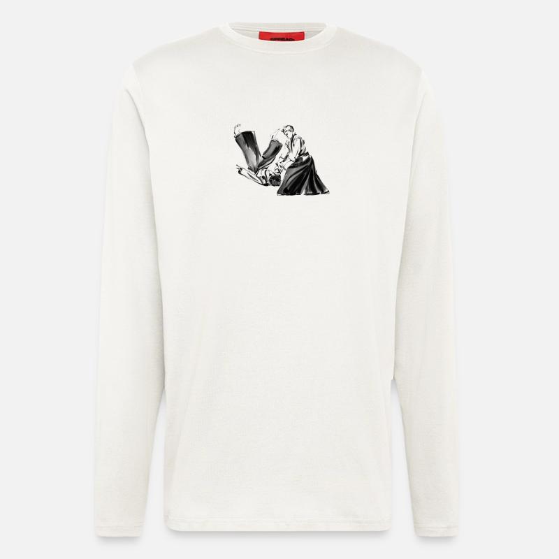 aikido - Langarmshirt - made by SPREAD  - OFF WHITE