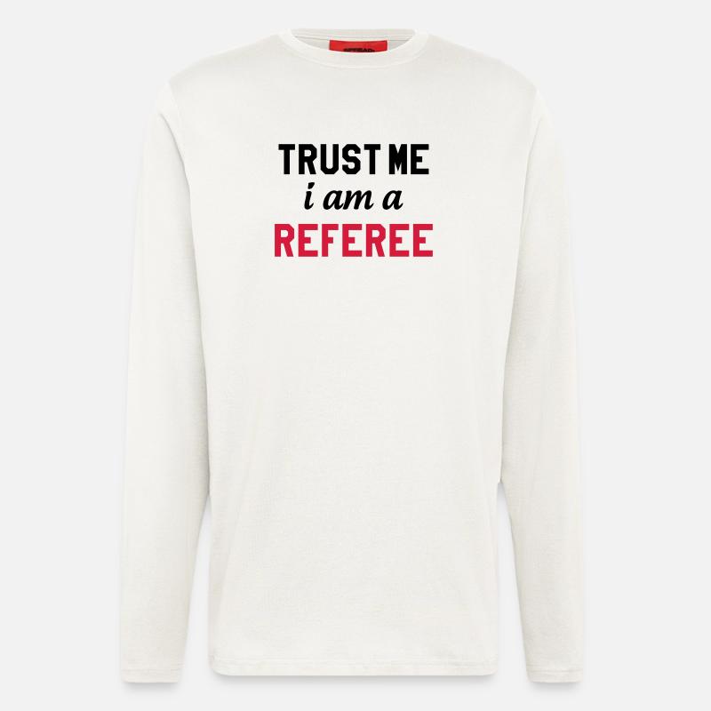 Referee - Schiedsrichter Arbitre - Sport - Match - Langarmshirt - made by SPREAD  - OFF WHITE