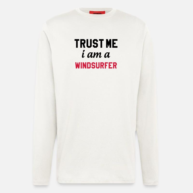 Windsurfen / Windsurfer / Windsurf / Windsurfing - Langarmshirt - made by SPREAD  - OFF WHITE