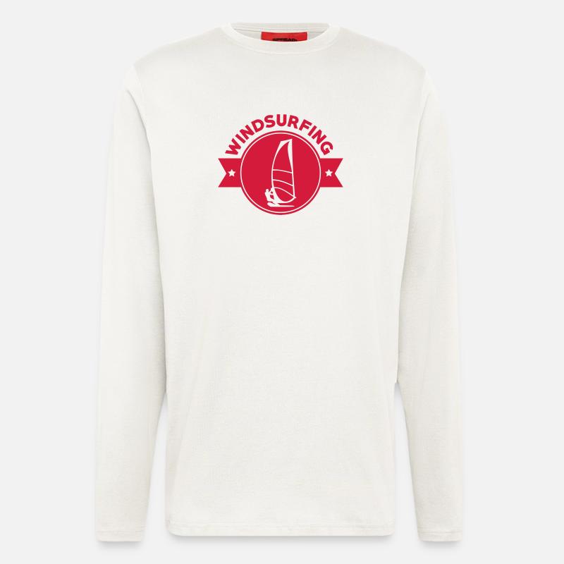 Windsurfen / Windsurfer / Windsurf / Windsurfing - Langarmshirt - made by SPREAD - OFF WHITE