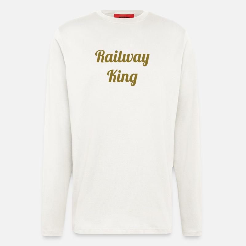 Eisenbahner / Eisenbahnen / Eisenbahn / Bahn - Langarmshirt - made by SPREAD - OFF WHITE
