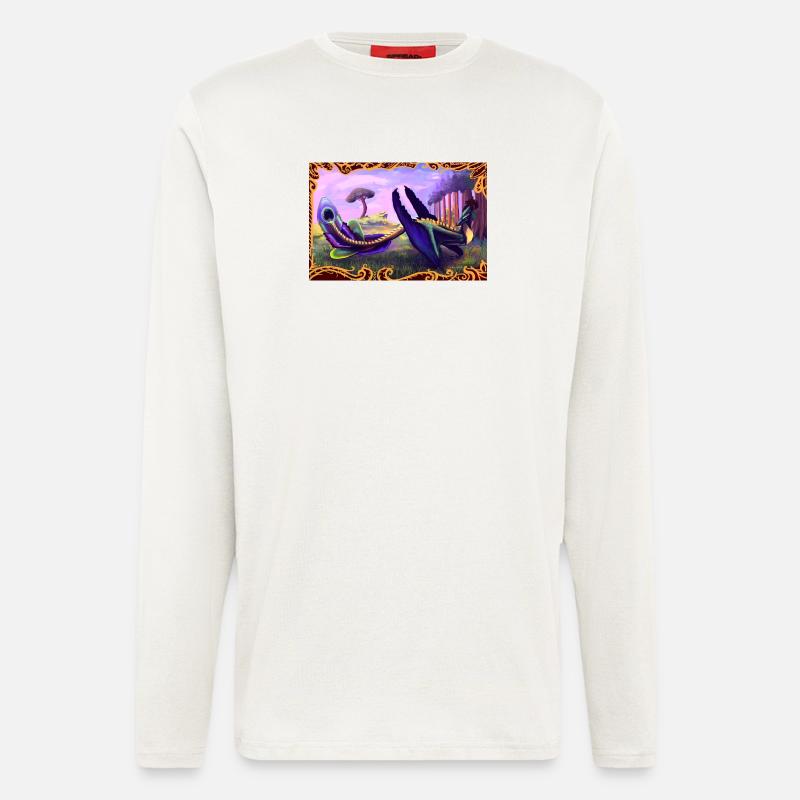 Dinosaur - Longsleeve - made by SPREAD  - OFF WHITE