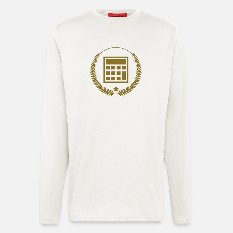 Accountant / Accounting / Comptable / Comptabilité - Longsleeve - made by SPREAD  - OFF WHITE