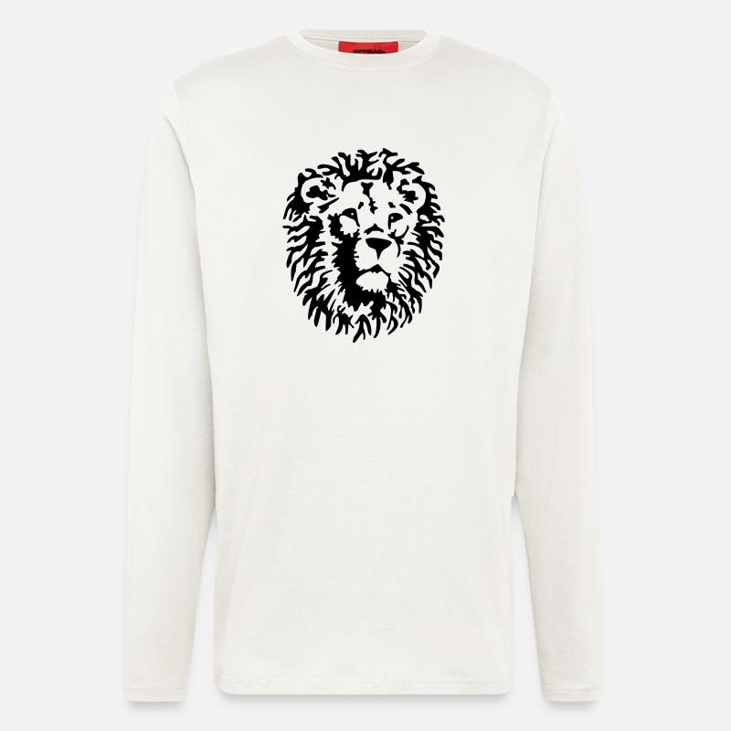 Loewe Raubkatze - Langarmshirt - made by SPREAD  - OFF WHITE