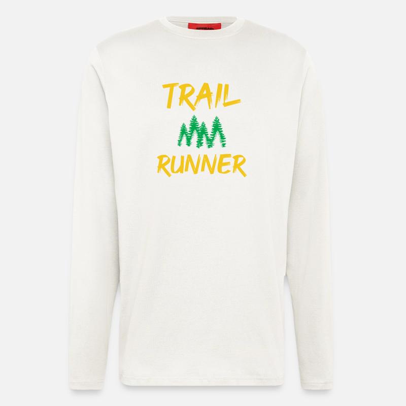 Trail Runner - Langarmshirt - made by SPREAD  - OFF WHITE