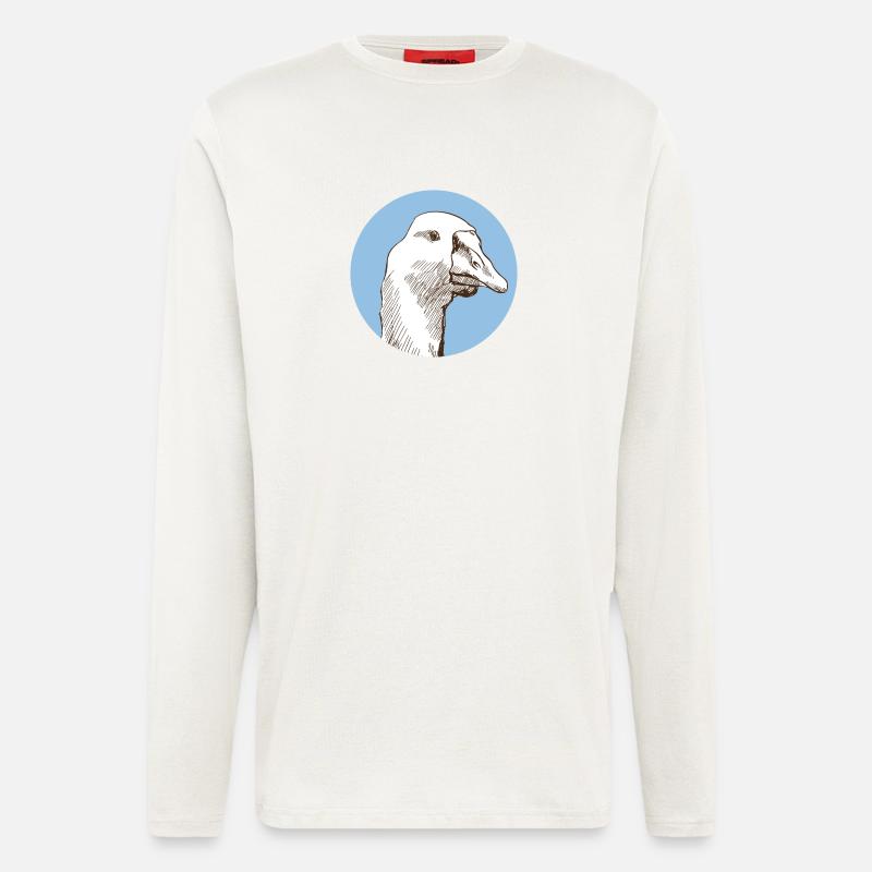 Gans - Langarmshirt - made by SPREAD  - OFF WHITE