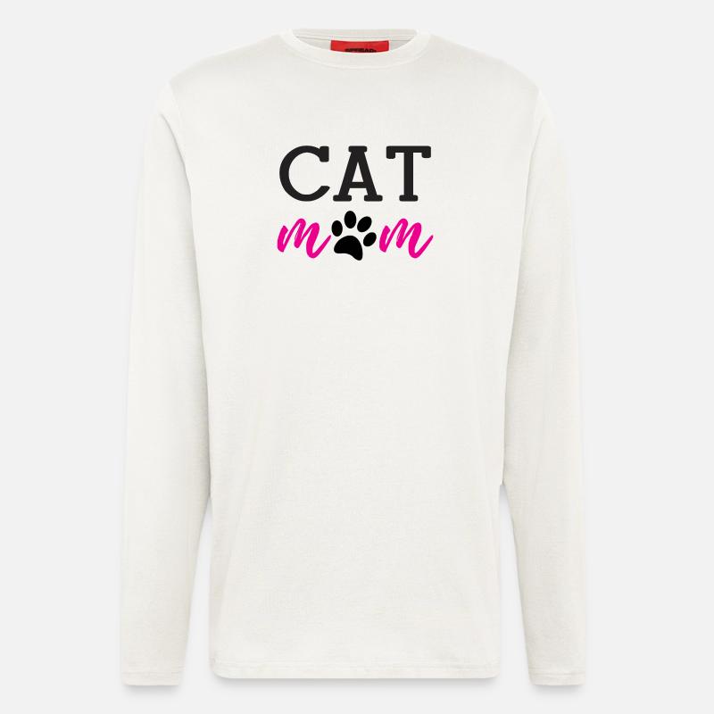 Cat Mom - Langarmshirt - made by SPREAD  - OFF WHITE