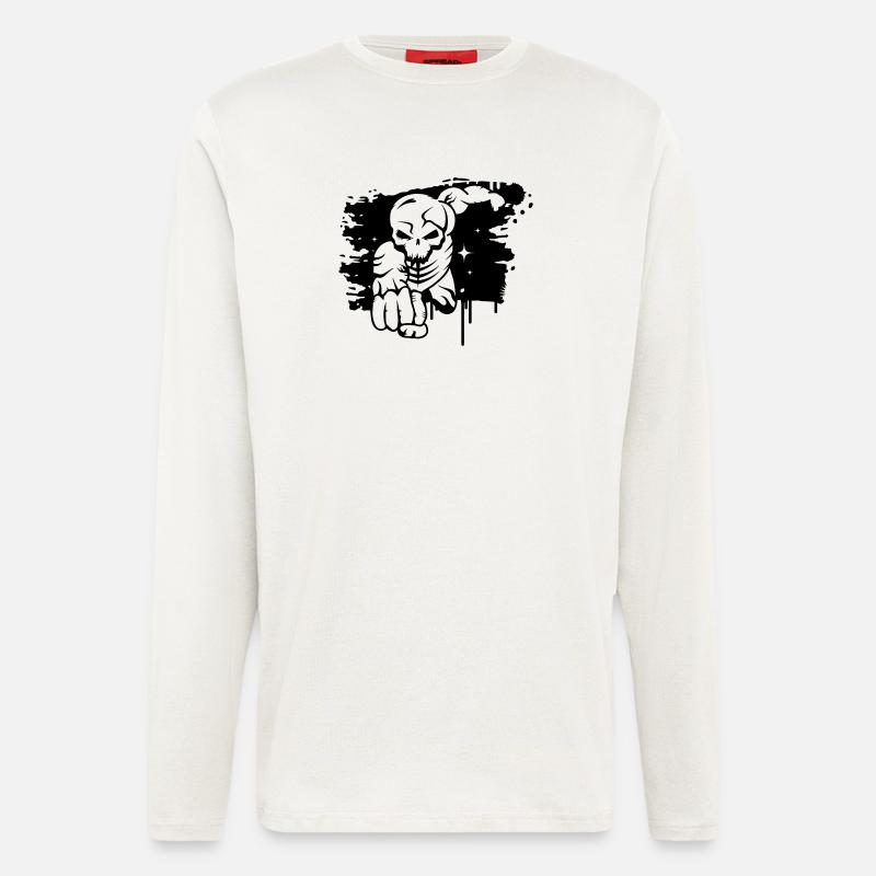 Ein toter Superheld Graffiti - Langarmshirt - made by SPREAD  - OFF WHITE