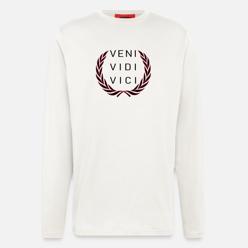Veni Vidi Vici - Langarmshirt - made by SPREAD  - OFF WHITE
