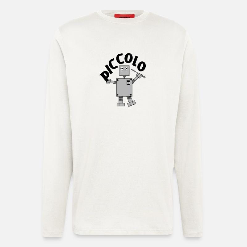 Piccolo Robotertext - Langarmshirt - made by SPREAD  - OFF WHITE