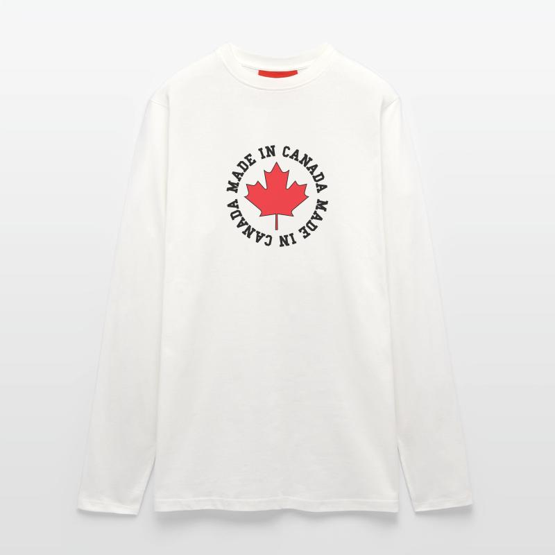 Made in Canada – Maple Leaf Statement Longsleeve - made by SPREAD 