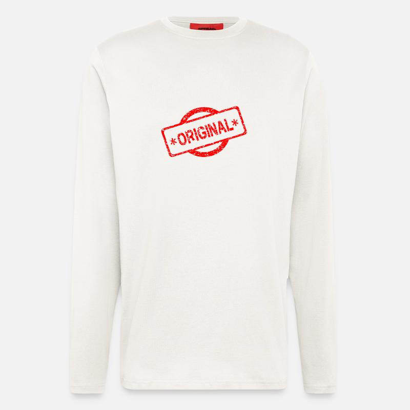 Original Stempel Layout - Langarmshirt - made by SPREAD  - OFF WHITE