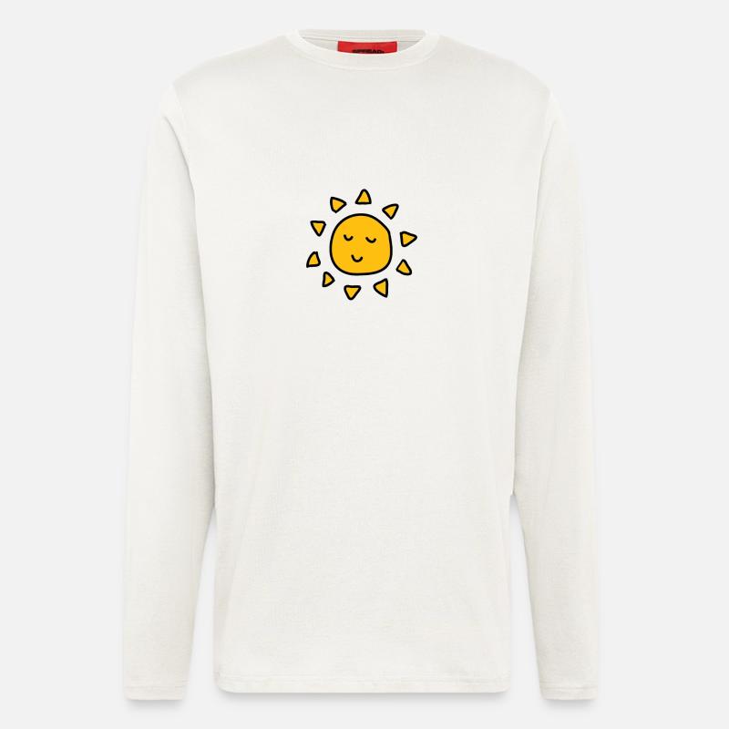 Strand Sommersonne 2020 - Langarmshirt - made by SPREAD  - OFF WHITE