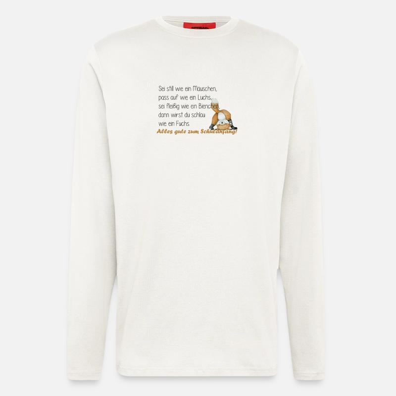sei fleißig wie ein bienchen - Langarmshirt - made by SPREAD  - OFF WHITE