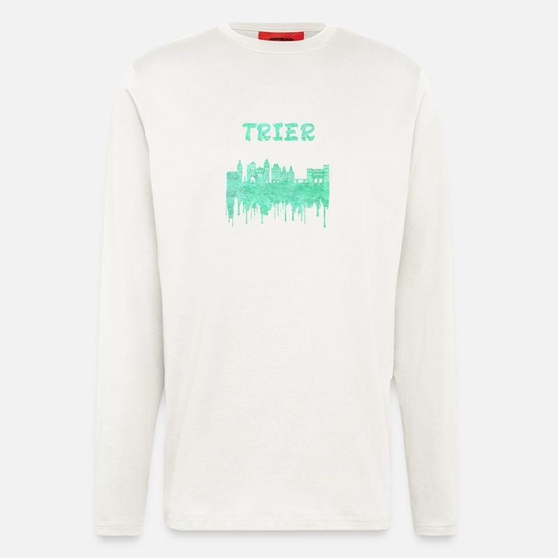 Trier Syline Design / Geschenkidee - Langarmshirt - made by SPREAD - OFF WHITE