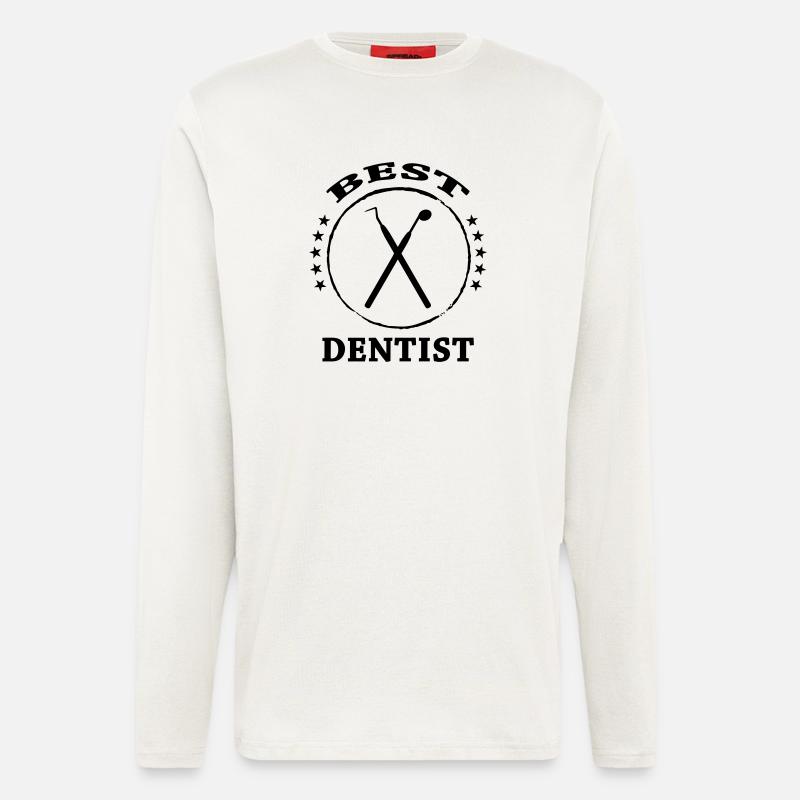 Zahnarzt - Langarmshirt - made by SPREAD  - OFF WHITE