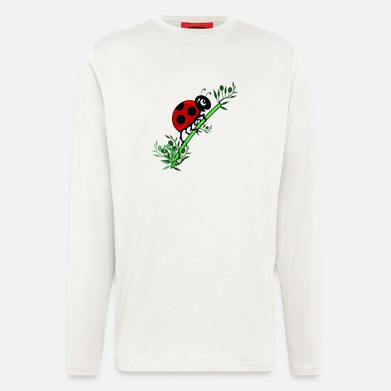 Ladybug botany - Longsleeve - made by SPREAD  - OFF WHITE
