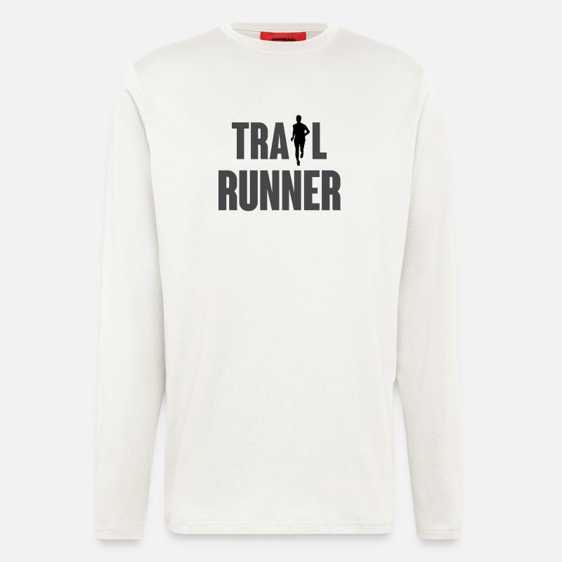Trail Runner - Longsleeve - made by SPREAD  - OFF WHITE