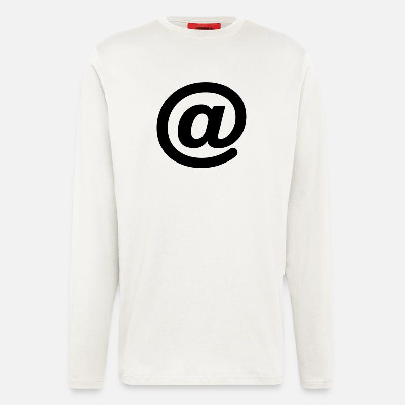 Am Schildersymbol - Langarmshirt - made by SPREAD  - OFF WHITE