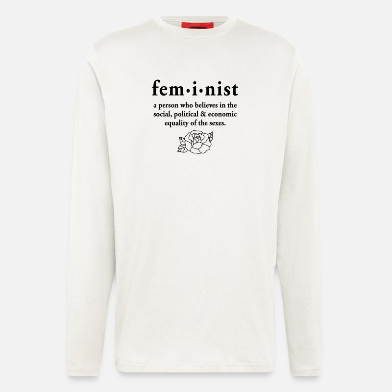 Feminist Definition - Longsleeve - made by SPREAD - OFF WHITE