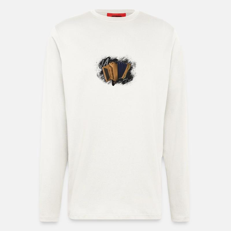 Harmonika - das muss so laut! | ZiachON! - Langarmshirt - made by SPREAD  - OFF WHITE