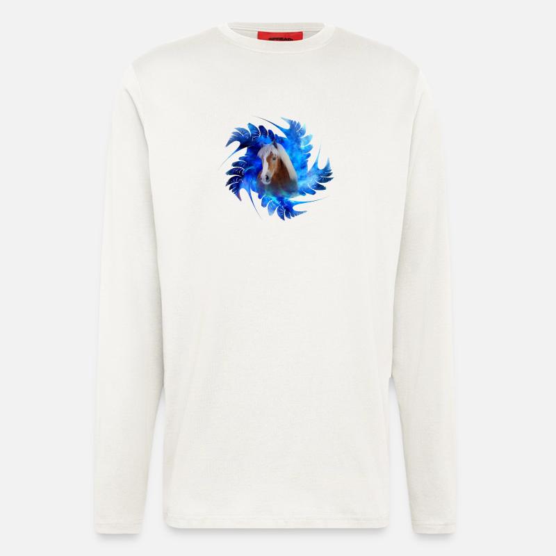 Haflinger Ibiza - Langarmshirt - made by SPREAD  - OFF WHITE