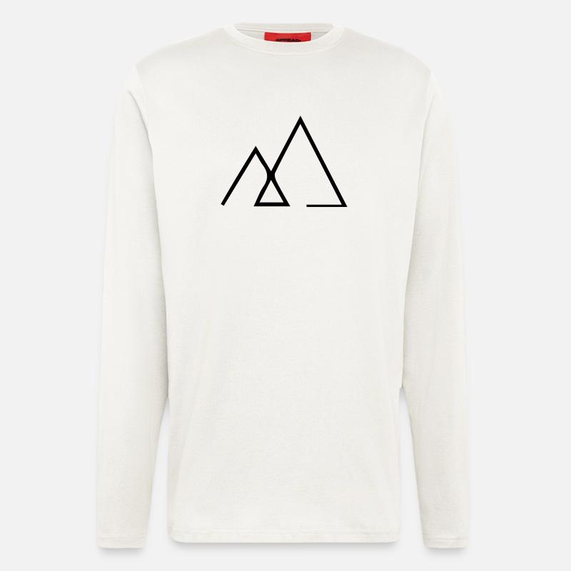 Symbol logo mountain - Longsleeve - made by SPREAD - OFF WHITE