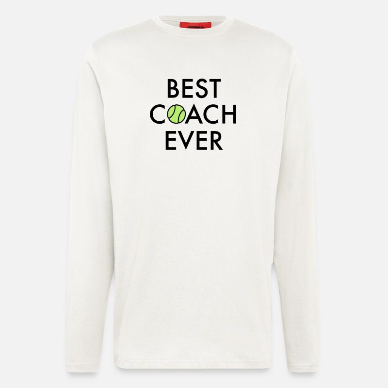 Best coach ever - Longsleeve - made by SPREAD  - OFF WHITE