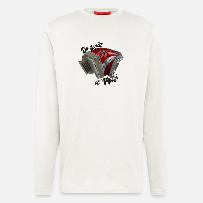 Do spuit d'Musi | ZiachON! - Langarmshirt - made by SPREAD - OFF WHITE