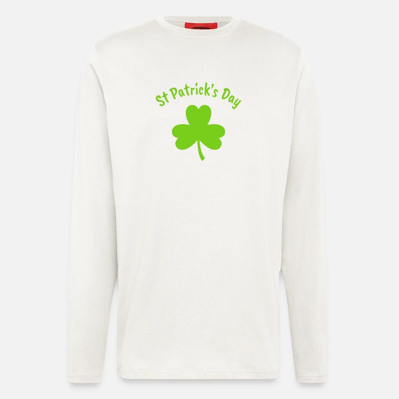 St. Patrick - Langarmshirt - made by SPREAD  - OFF WHITE