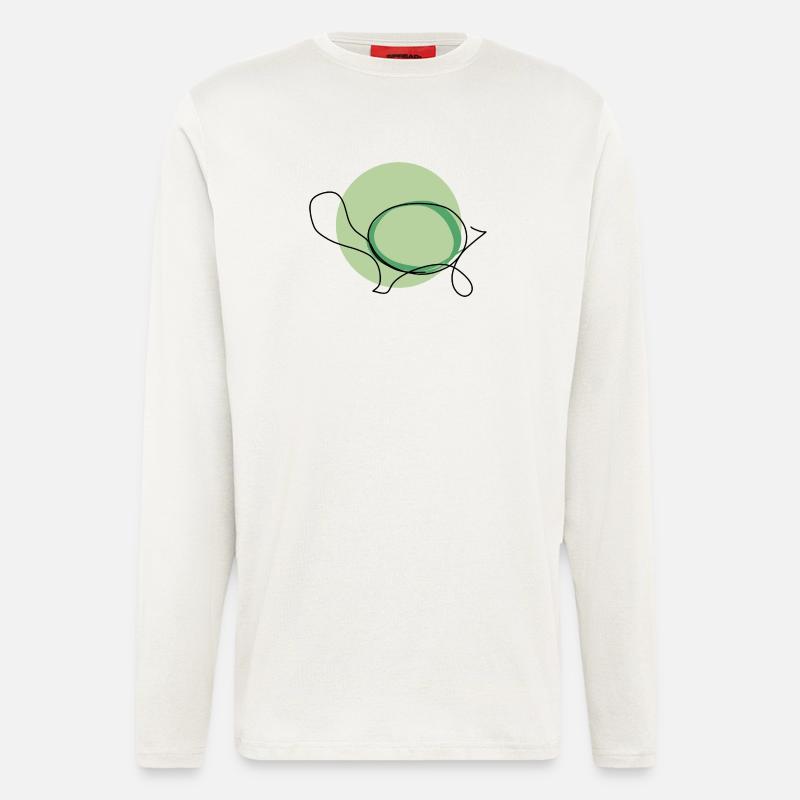 Schildkröte - Langarmshirt - made by SPREAD  - OFF WHITE