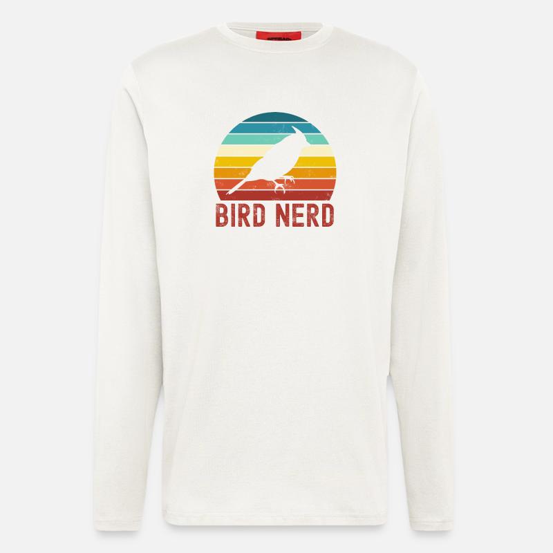 Vogel Vögel - Langarmshirt - made by SPREAD  - OFF WHITE