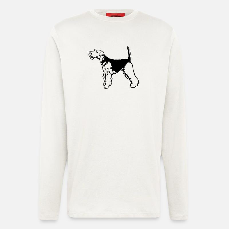 Welsh Terrier - Langarmshirt - made by SPREAD  - OFF WHITE