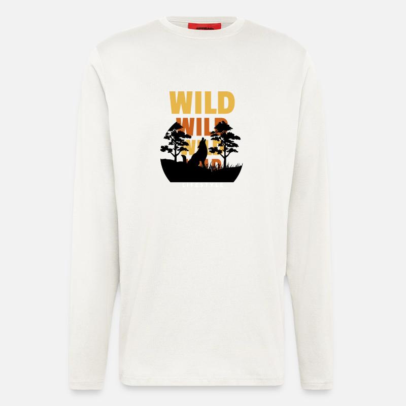 Wild Wild Lifestyle 2 - Langarmshirt - made by SPREAD  - OFF WHITE