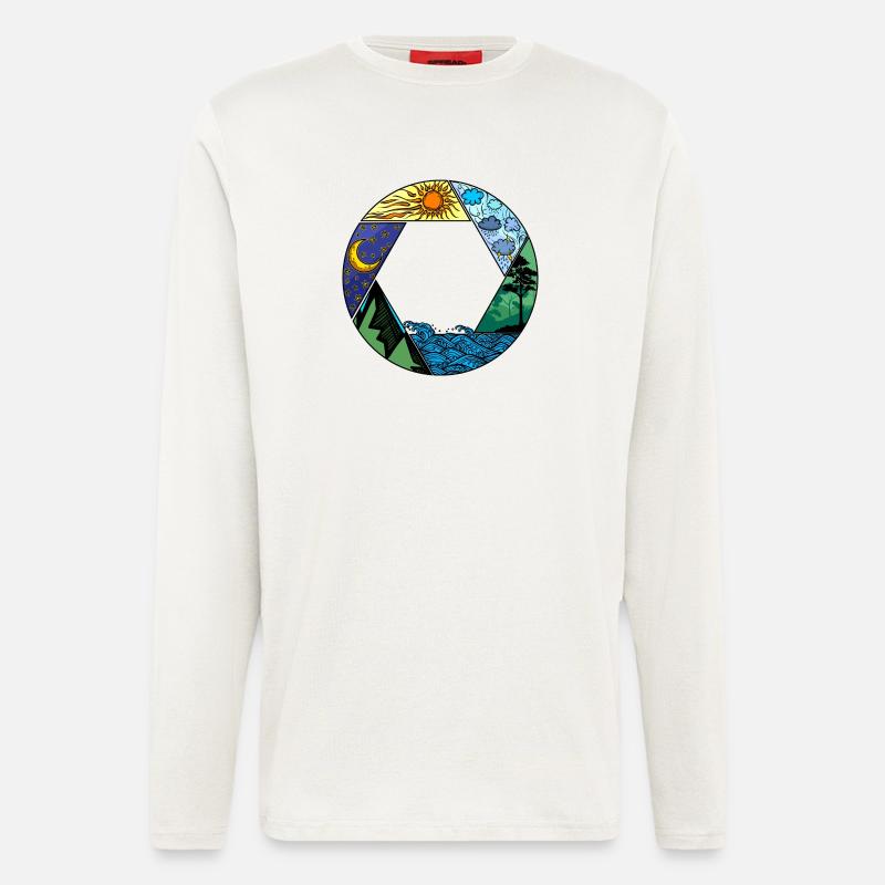 Mutter Natur Baum Umwelt - Langarmshirt - made by SPREAD  - OFF WHITE