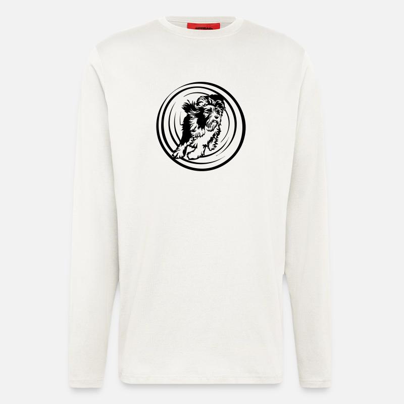 Bearded Collie - Langarmshirt - made by SPREAD  - OFF WHITE