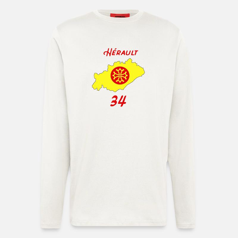 Hérault - Longsleeve - made by SPREAD  - OFF WHITE