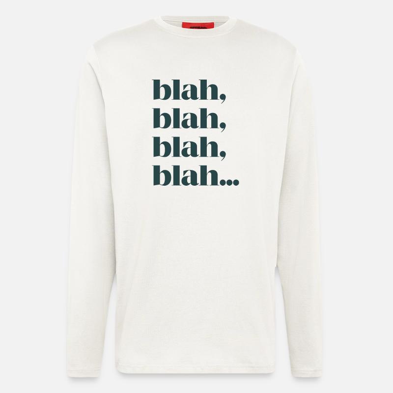 Bla bla bla bla - Langarmshirt - made by SPREAD  - OFF WHITE