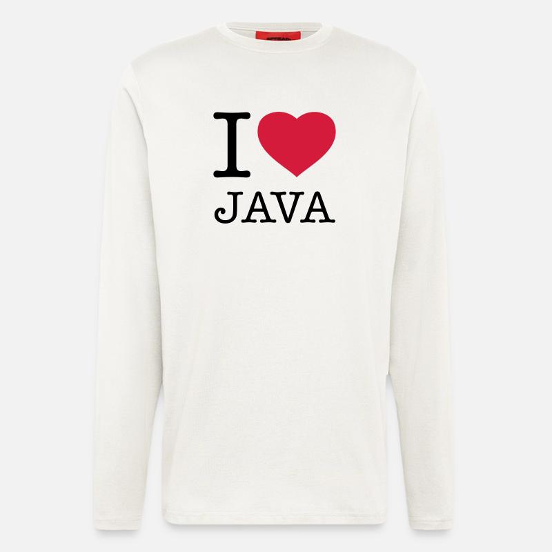 I LOVE JAVA - Langarmshirt - made by SPREAD  - OFF WHITE