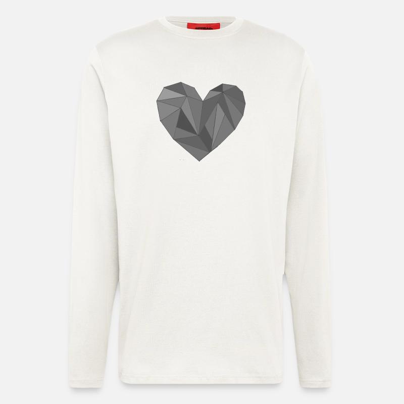 heart - Longsleeve - made by SPREAD  - OFF WHITE