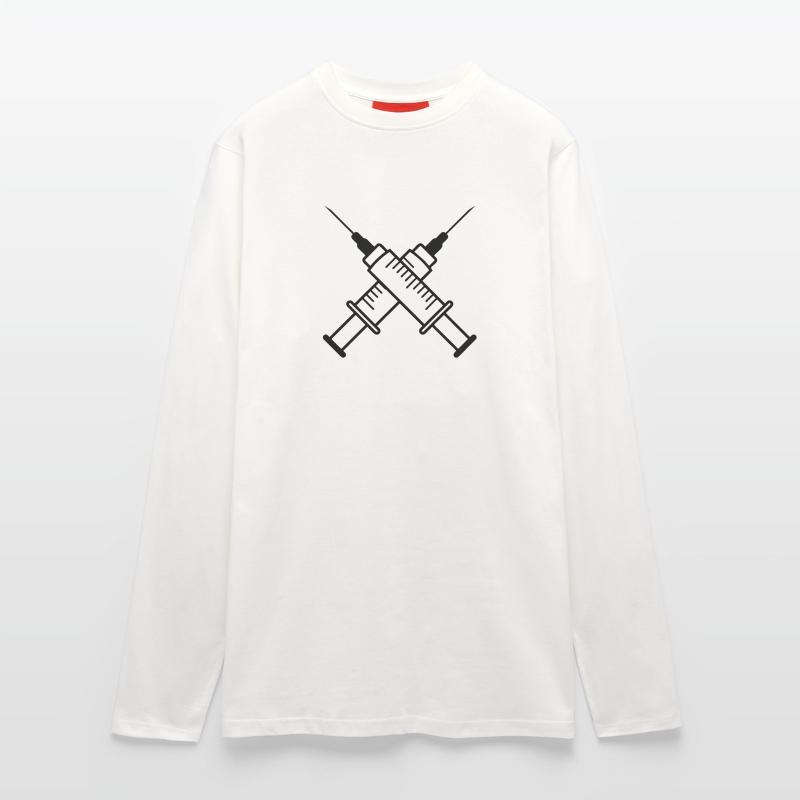 Two syringes Longsleeve - made by SPREAD 