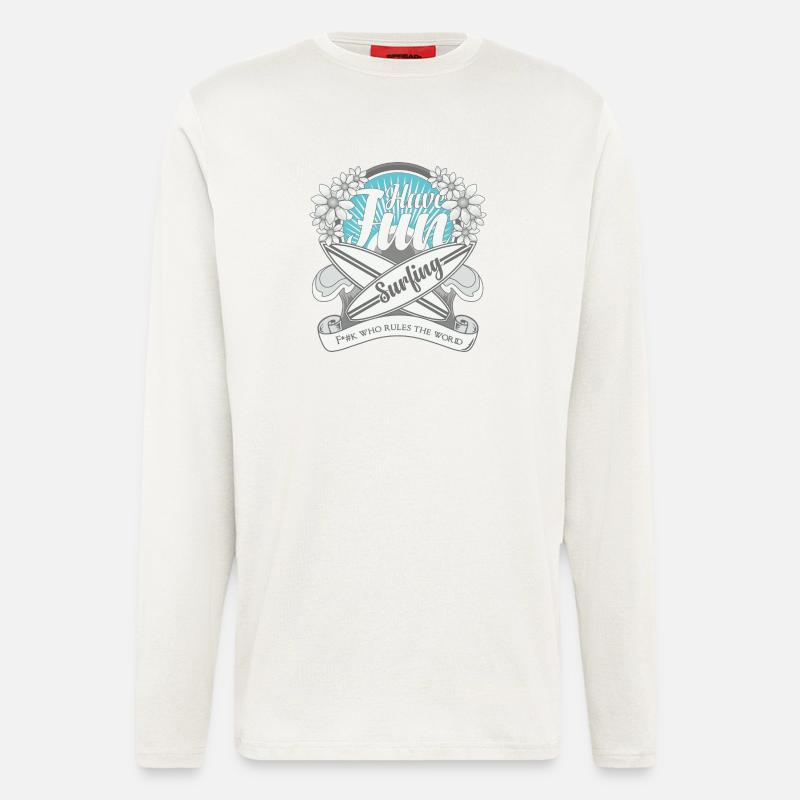 SURFEN, SURFEN - Langarmshirt - made by SPREAD  - OFF WHITE